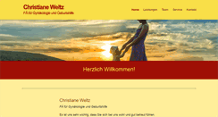 Desktop Screenshot of praxis-weltz.de